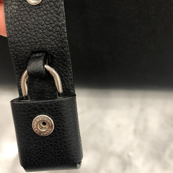 Saint Laurent YSL Black Grained Leather Small Sac de Jour Top Handle w/ Strap - Picture 3 of 12